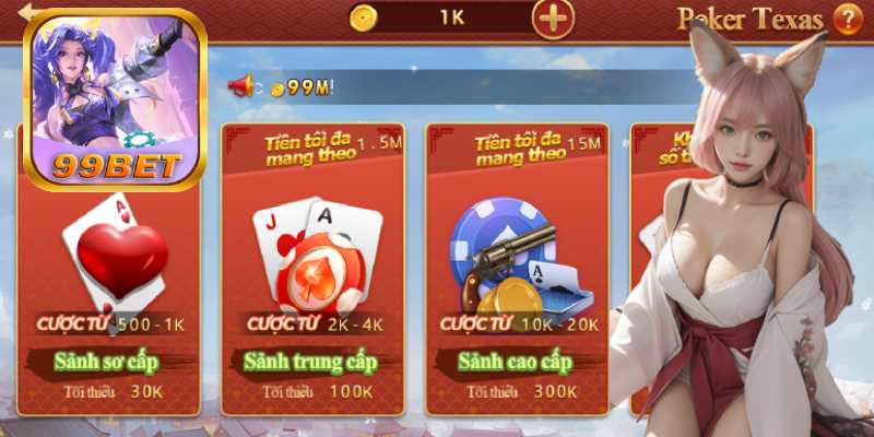 99bet Tổng Hợp Cách Chơi Game Poker Texas